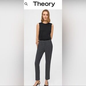 Theory Women's Charcoal Treeca 4 Regent Knit size 8